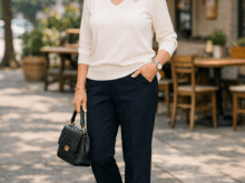 40대 여성 체형커버 코디