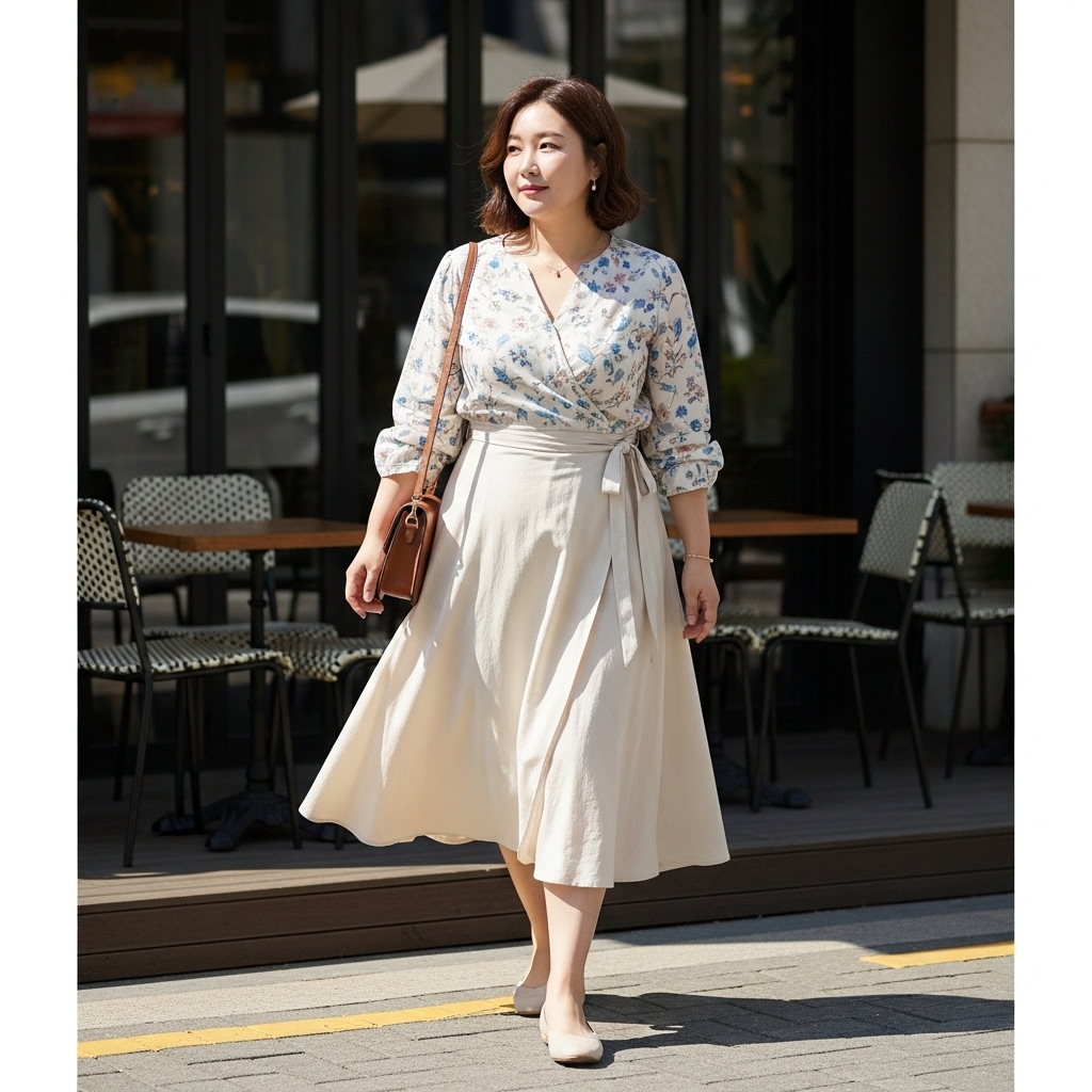 4050 이렇게 입으면 체형이 훨씬 정리돼 보입니다 옷맵시