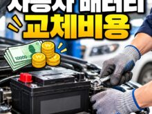 자동차 배터리 교체비용